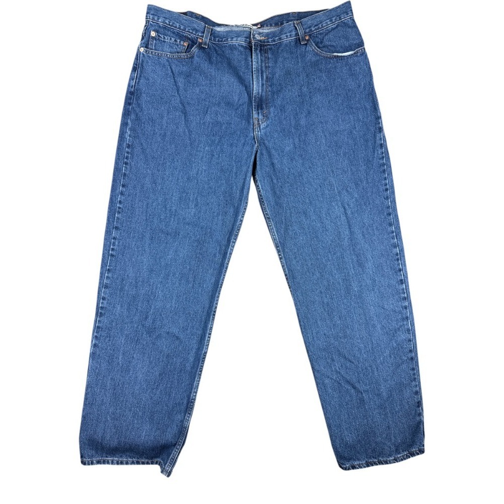 Levi's 550 Relaxed Fit Men's Jeans 44x32 Medium Wash Blue Denim Cotton